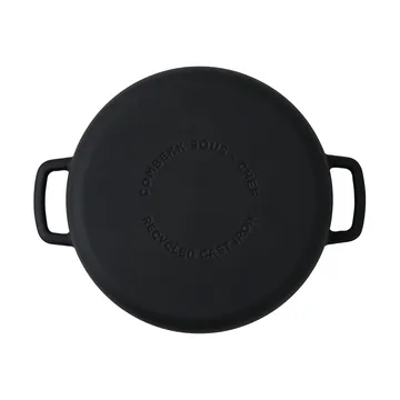 Combekk geëmailleerde gietijzeren koekenpan Ø28 cm - Matt Black - Combekk