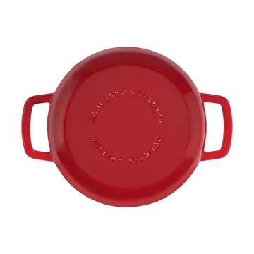 Combekk geëmailleerde sauteerpan gietijzer Ø28 cm - Cherry-silver knob - Combekk
