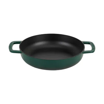 Combekk geëmailleerde sauteerpan gietijzer Ø28 cm - Holly Green-gold knob - Combekk