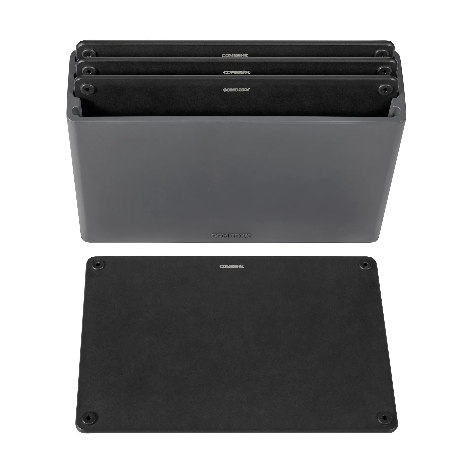 Combekk snijplank 4-pack, Black-black Combekk