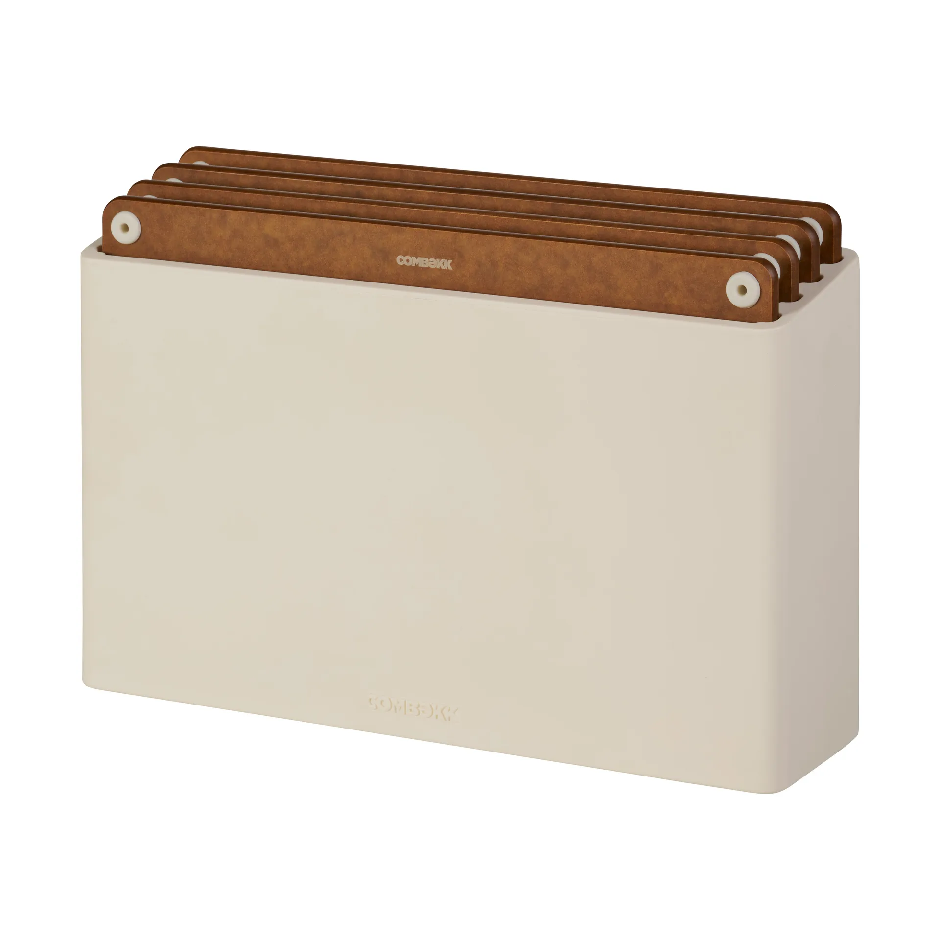 Combekk snijplank 4-pack, Sand-brown Combekk