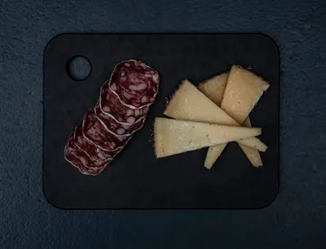 Combekk snijplank hout 2-delig - Black - Combekk