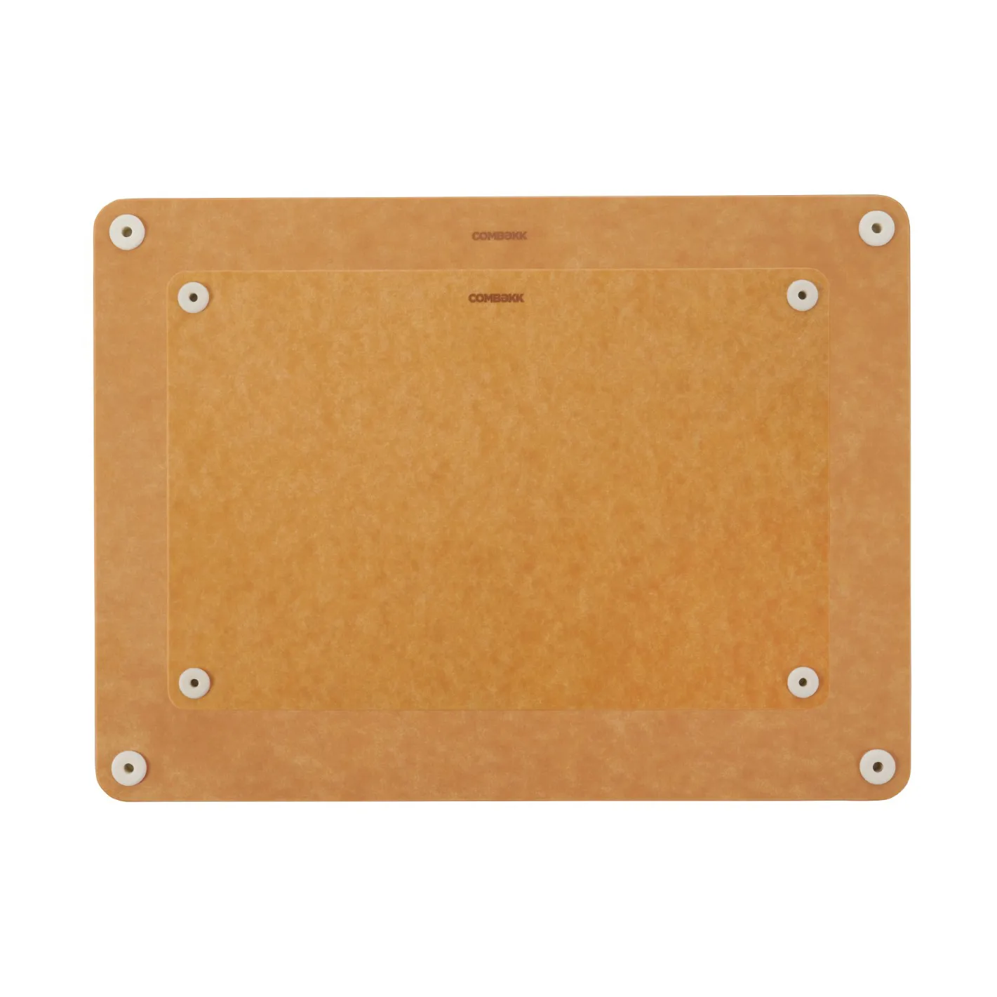 Combekk snijplank hout 2-delig, Natural Combekk