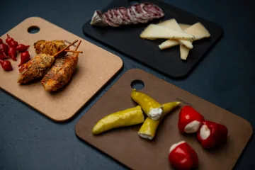 Combekk snijplank hout 3-delig - Black - Combekk