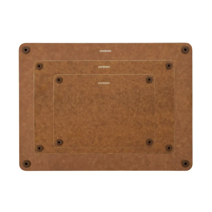 Combekk snijplank hout 3-delig - Brown - Combekk