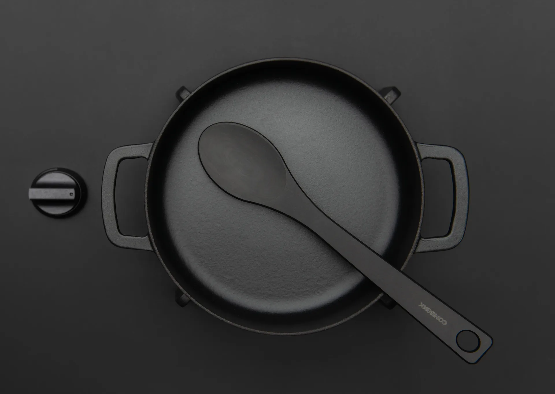 Combekk soeplepel houtvezel, Black Combekk