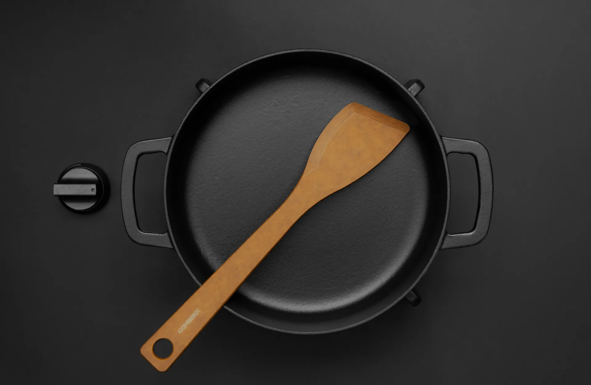 Combekk spatel houtvezel, Brown Combekk