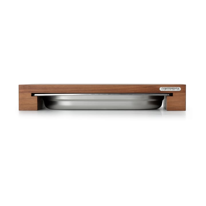 Snijplank walnoot met 1 bak, 27x39 cm Continenta
