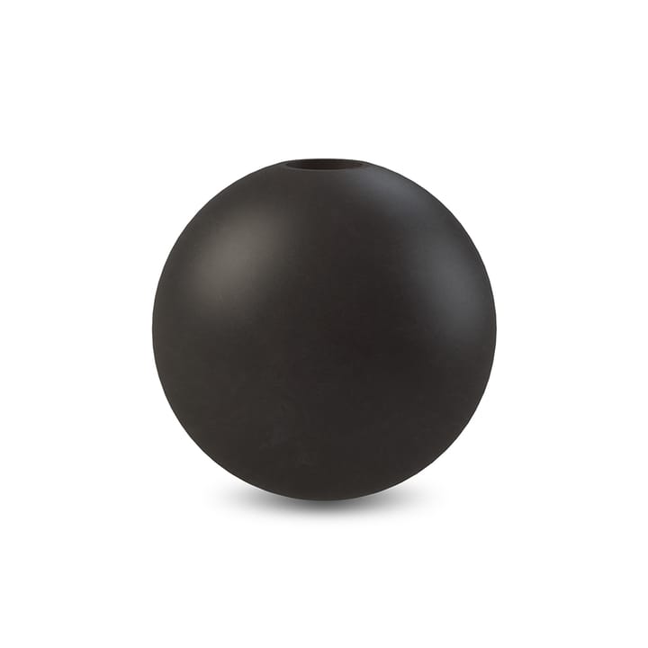 Ball kandelaar 10 cm. - black (zwart) - Cooee Design