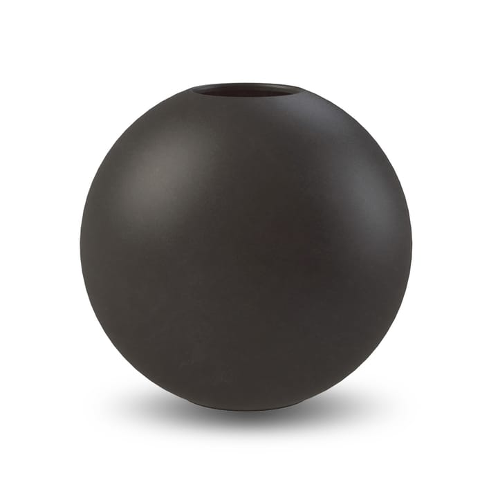 Ball vaas black - 20 cm. - Cooee Design