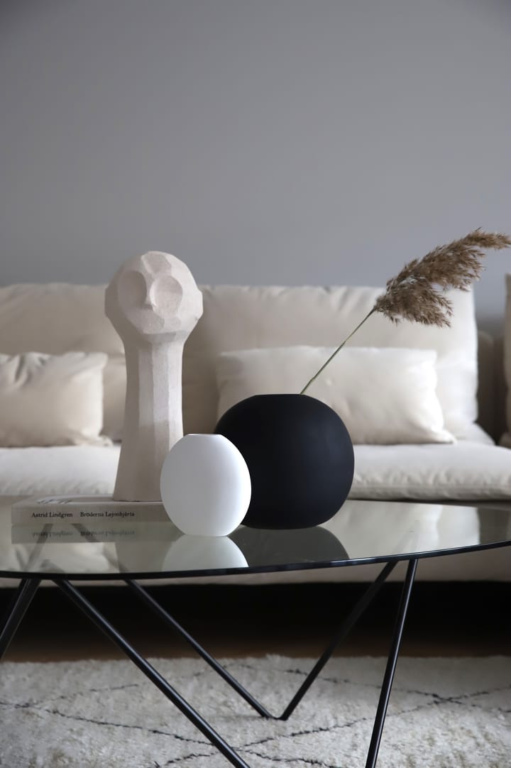 Ball vaas black, 20 cm. Cooee Design