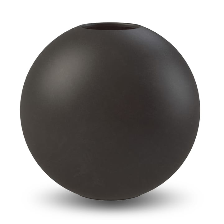 Ball vaas black - 30 cm. - Cooee Design