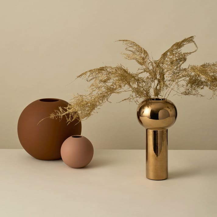 Ball vaas coconut - 20 cm - Cooee Design
