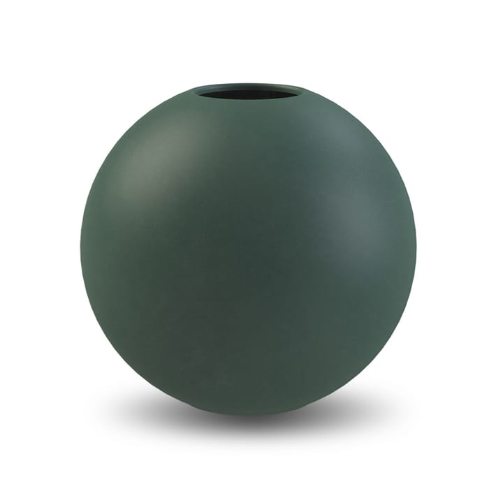 Ball vaas dark green - 20 cm. - Cooee Design