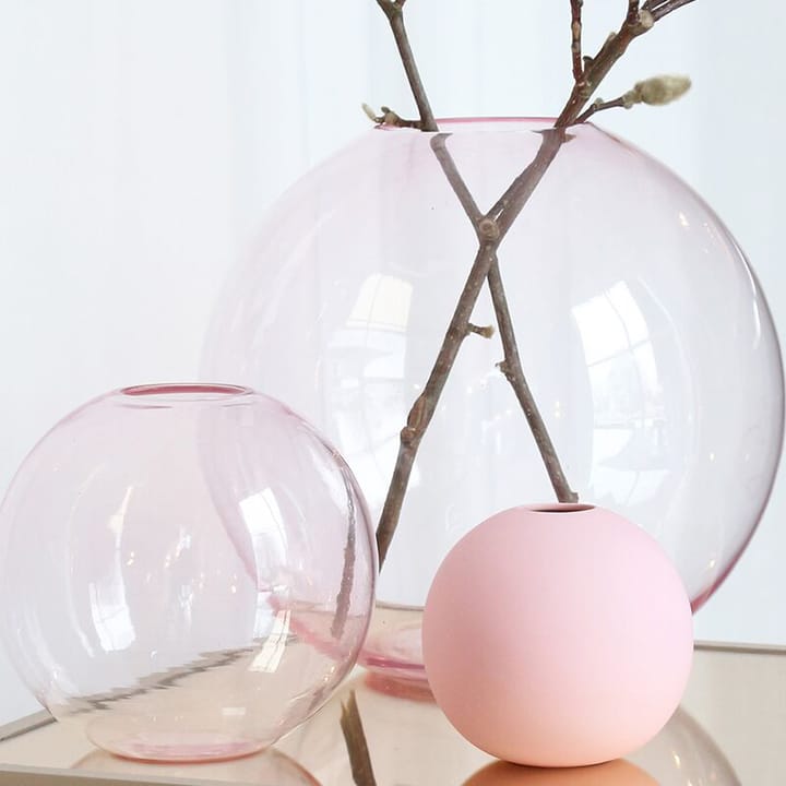 Ball vaas dusty pink - 10 cm. - Cooee Design