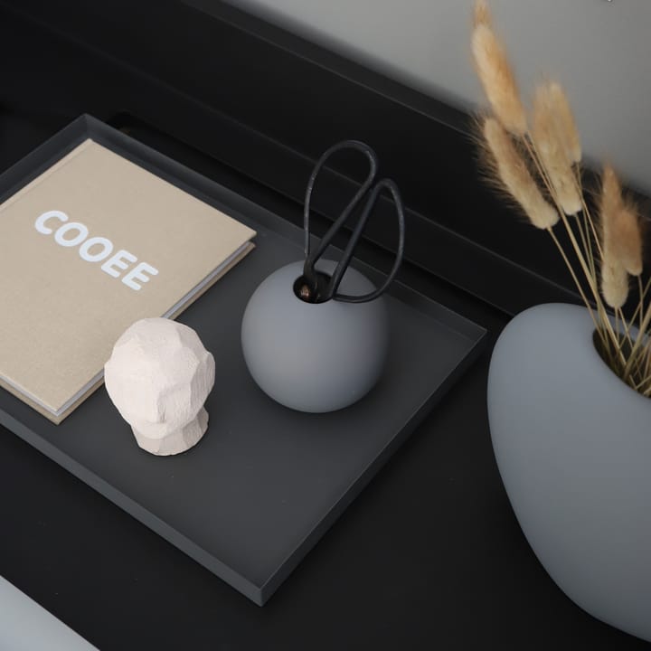 Ball vaas grey, 10 cm. Cooee Design