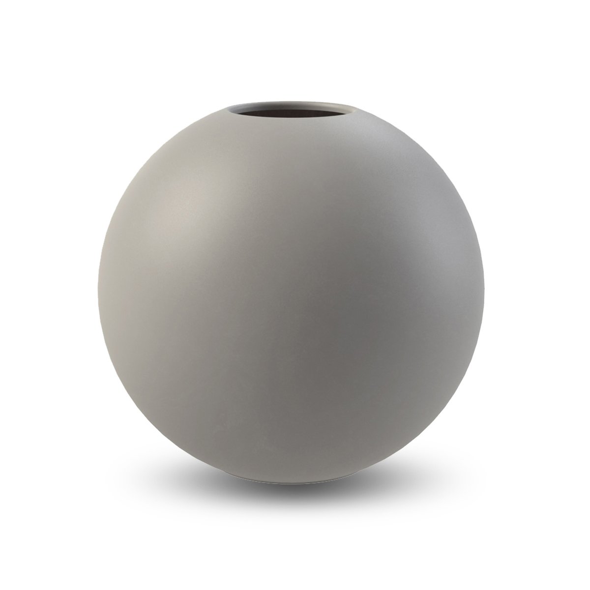 Cooee Design Ball vaas grey 20 cm. | Scandinavisch Interieur | Vazen | Grijs