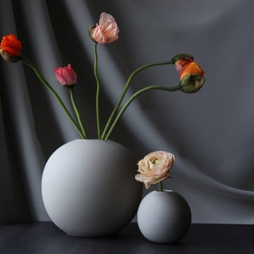 Ball vaas grey - 20 cm. - Cooee Design