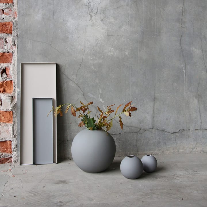 Ball vaas grey, 20 cm. Cooee Design