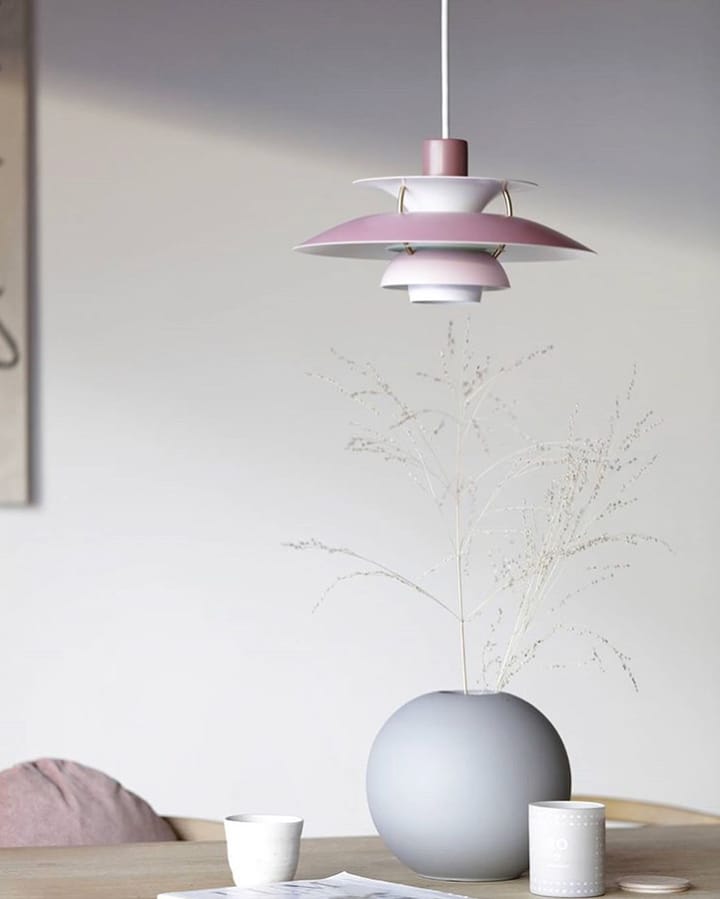 Ball vaas grey, 20 cm. Cooee Design