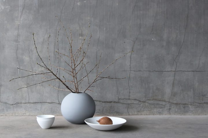 Ball vaas grey, 30 cm. Cooee Design