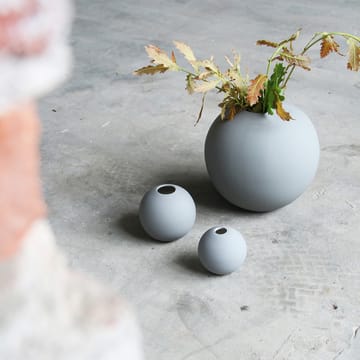 Ball vaas grey - 8 cm. - Cooee Design