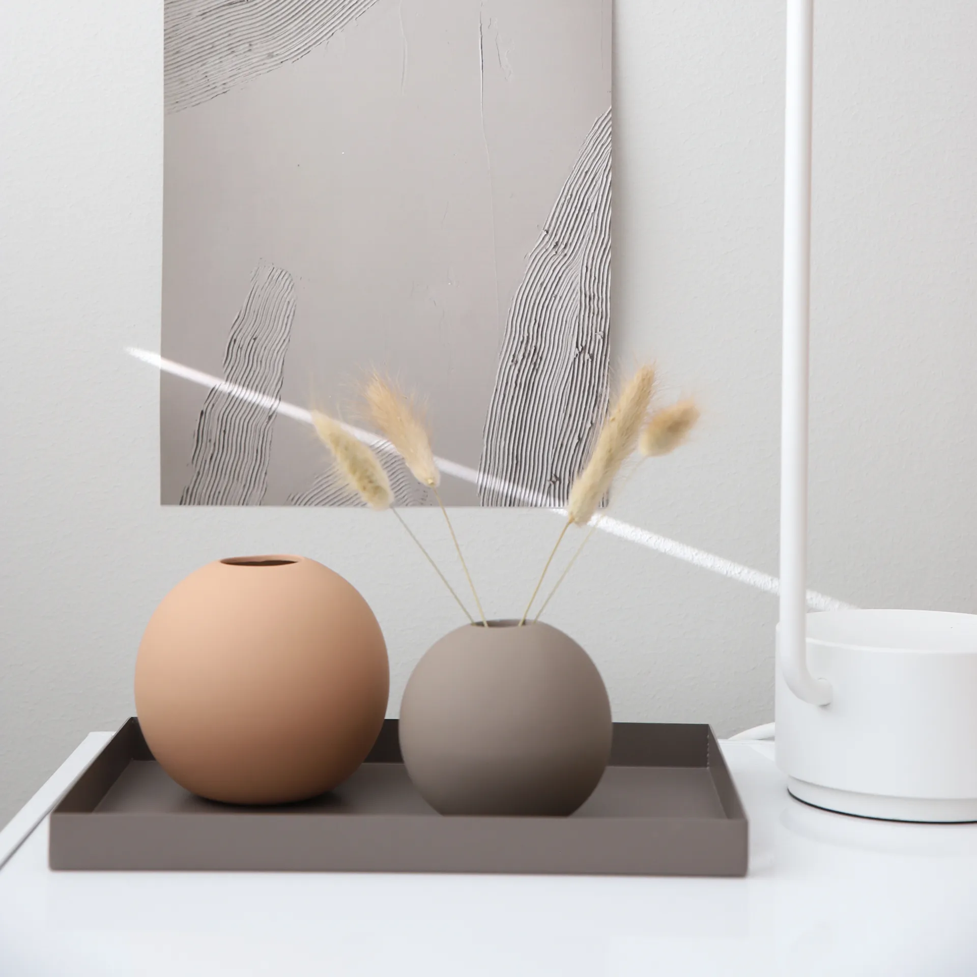 Ball vaas mud, 8 cm Cooee Design