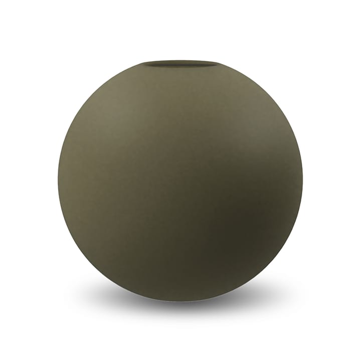 Ball vaas olive - 20 cm - Cooee Design
