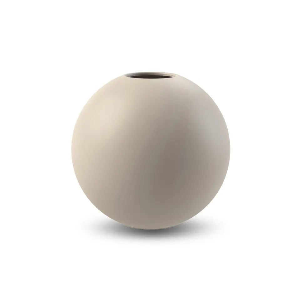 Ball vaas sand, 10 cm. Cooee Design