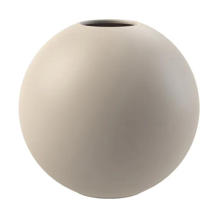 Ball vaas sand - 20 cm. - Cooee Design
