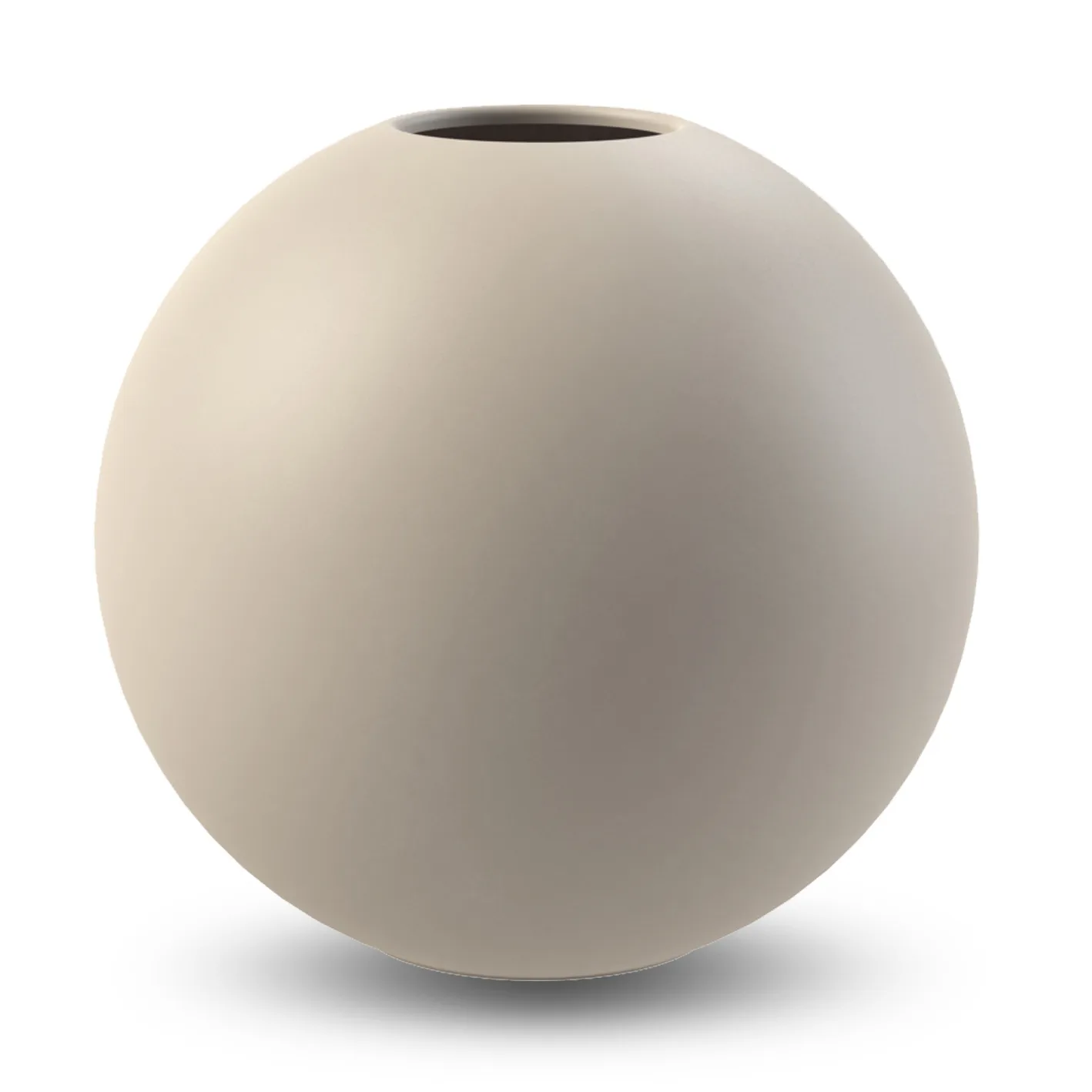 Ball vaas sand, 30 cm. Cooee Design