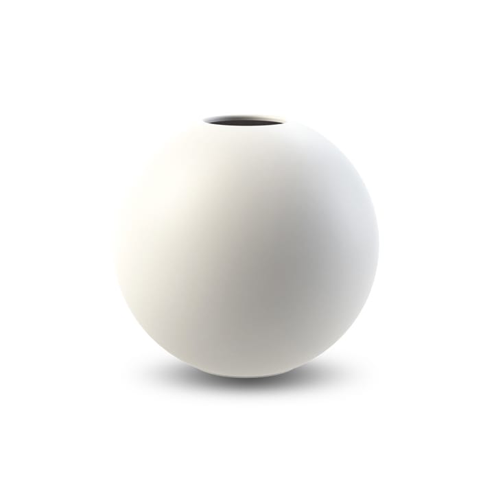 Ball vaas white - 10 cm. - Cooee Design