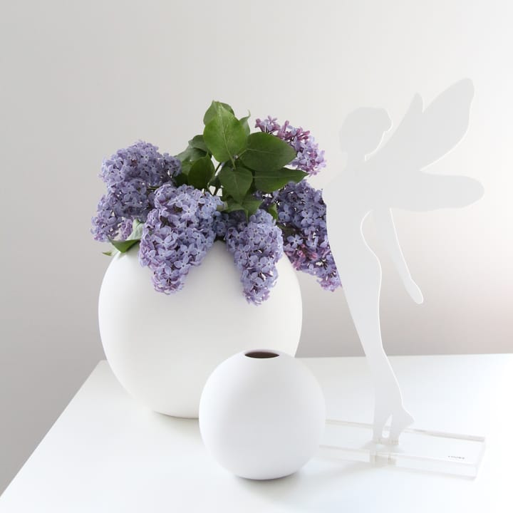 Ball vaas white, 10 cm. Cooee Design