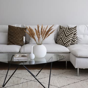 Ball vaas white - 20 cm. - Cooee Design