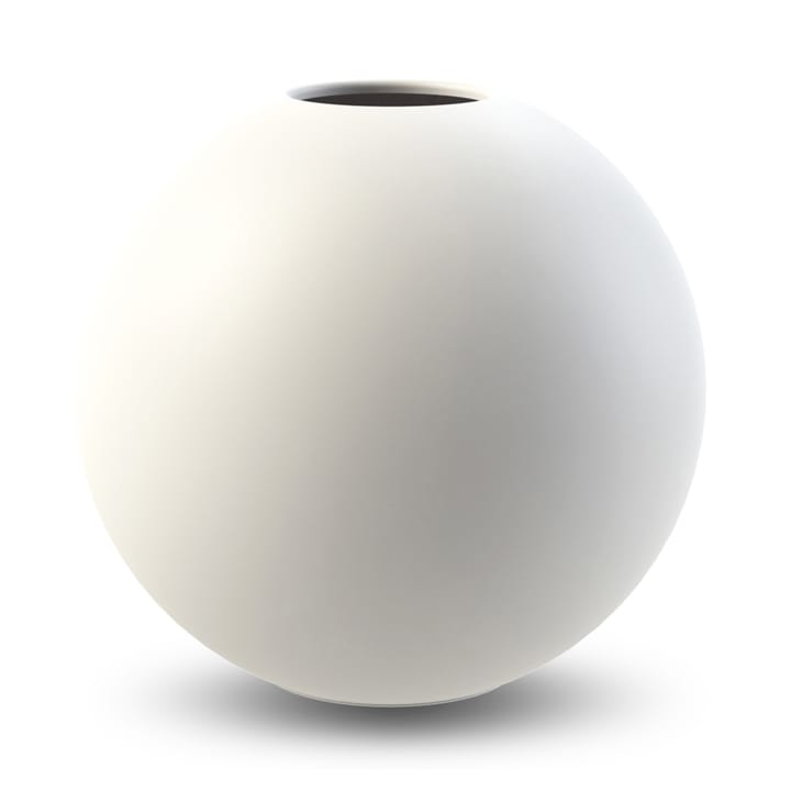 Ball vaas white - 30 cm. - Cooee Design