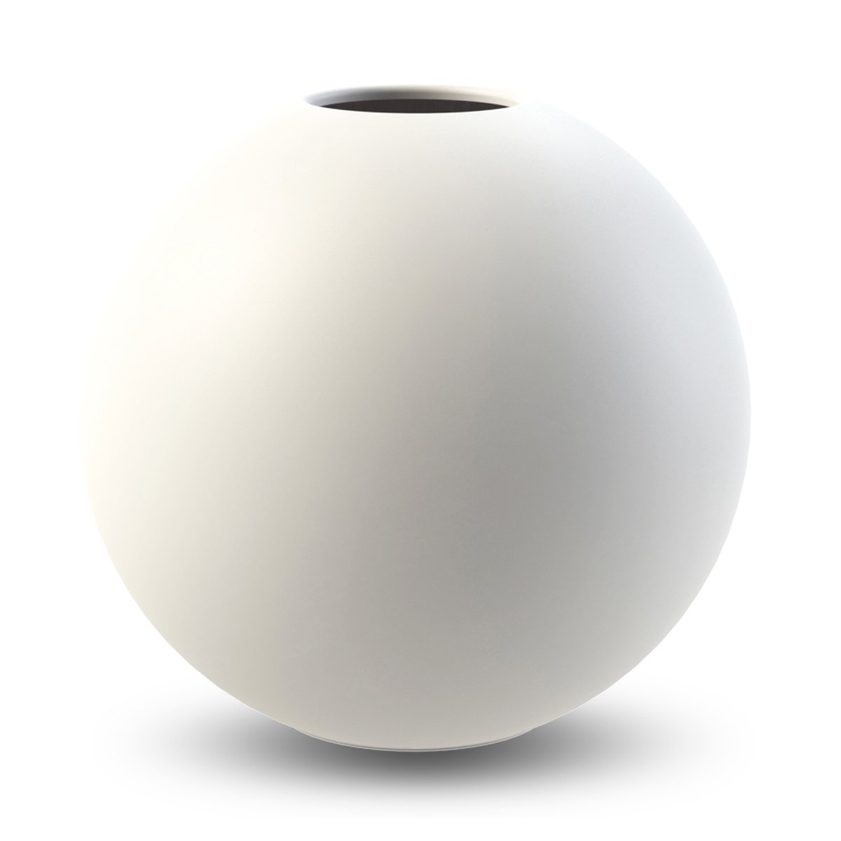 Cooee Design Ball vaas white 30 cm.