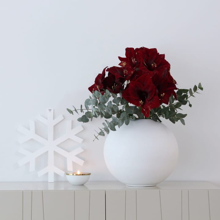 Ball vaas white, 30 cm. Cooee Design