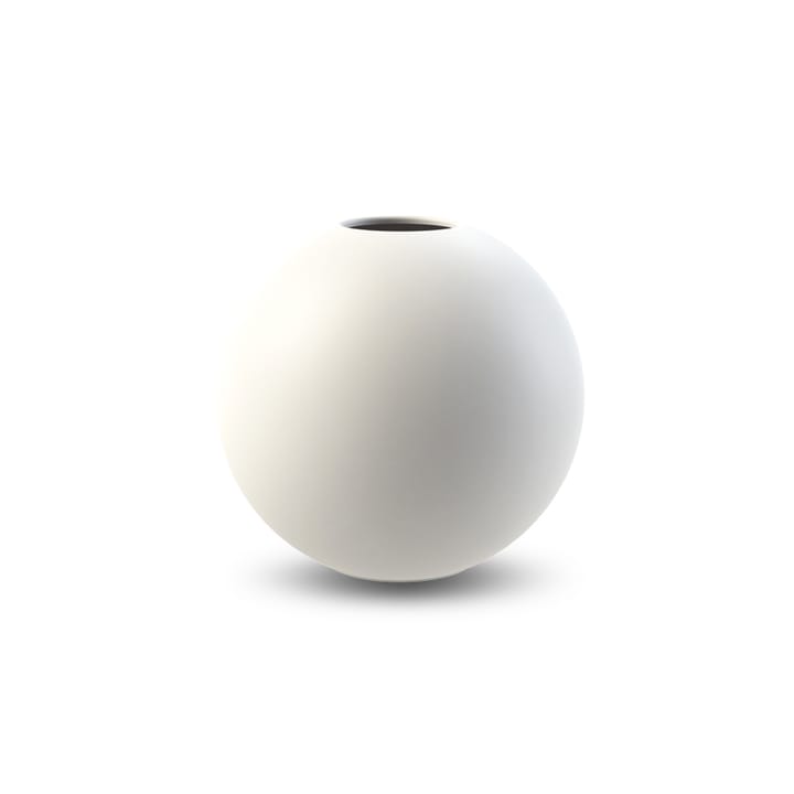 Ball vaas white - 8 cm. - Cooee Design