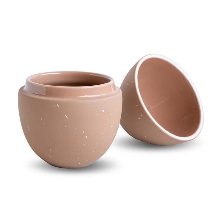 Bonbonnière kom 14 cm, Cafe au lait-shell Cooee Design