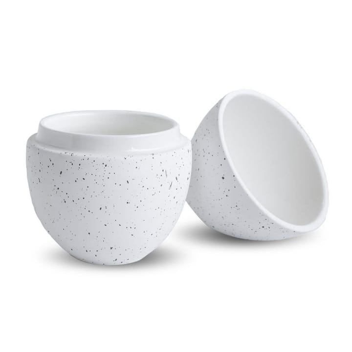 Bonbonnière kom 14 cm, White-mud Cooee Design
