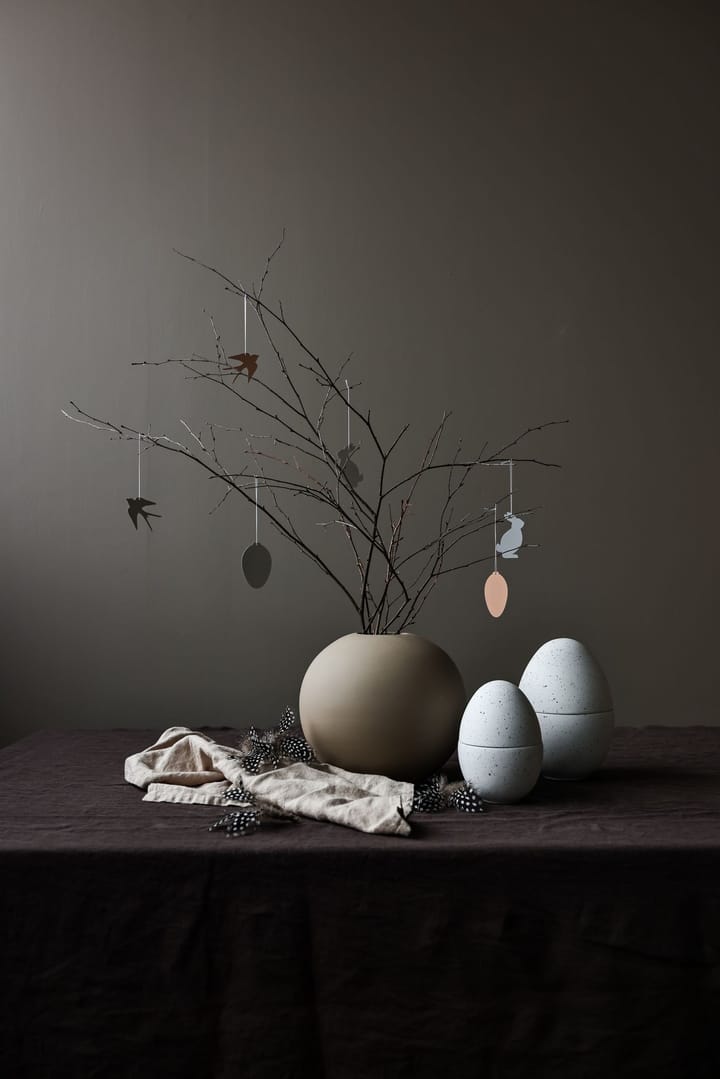 Bonbonnière kom 14 cm, White-mud Cooee Design