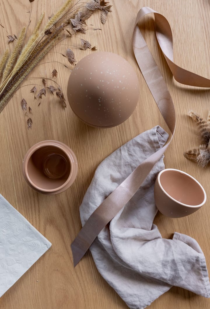 Bonbonnière kom 18 cm, Cafe au lait-shell Cooee Design