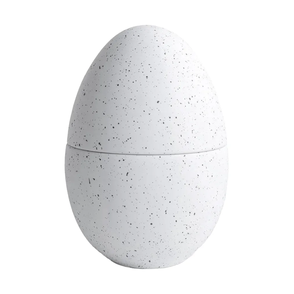 Bonbonnière kom 18 cm, White-mud Cooee Design