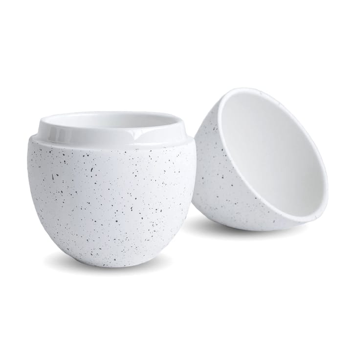 Bonbonnière kom 18 cm, White-mud Cooee Design