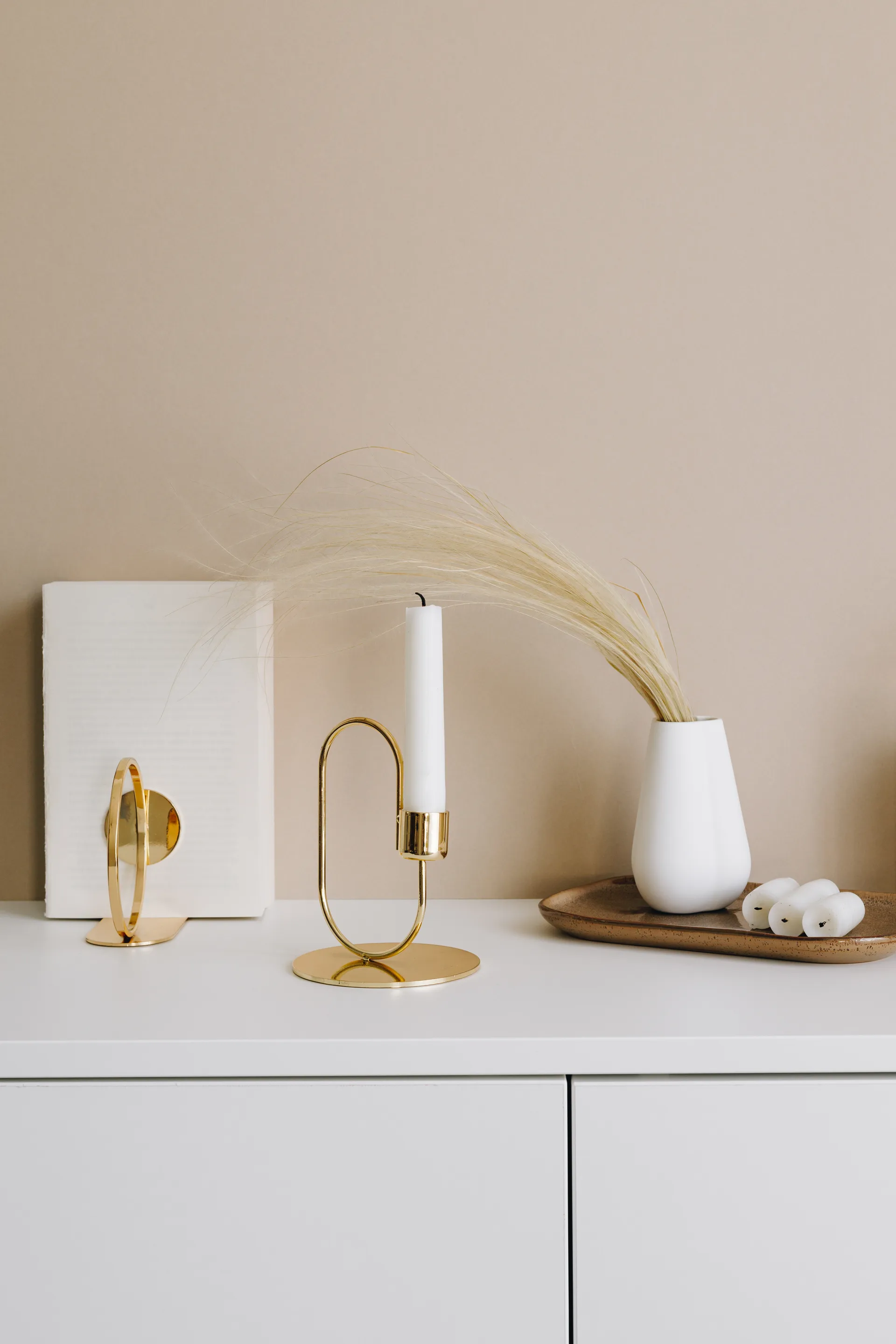 Book Ring boekensteun 10 cm, Messing Cooee Design