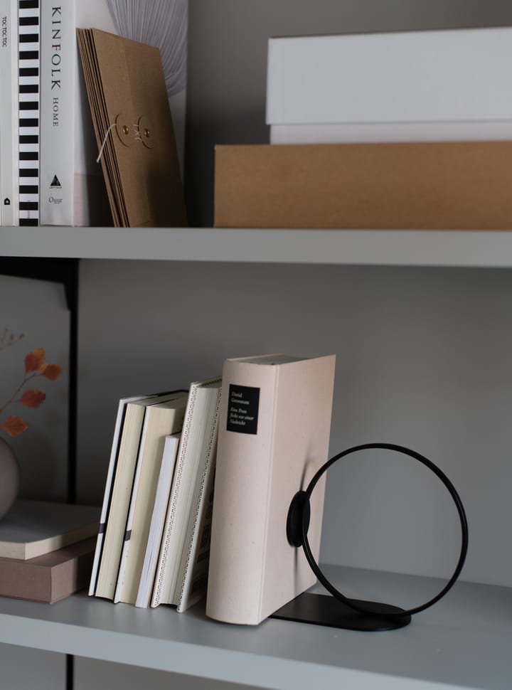 Book Ring boekensteun 10 cm, Zwart Cooee Design
