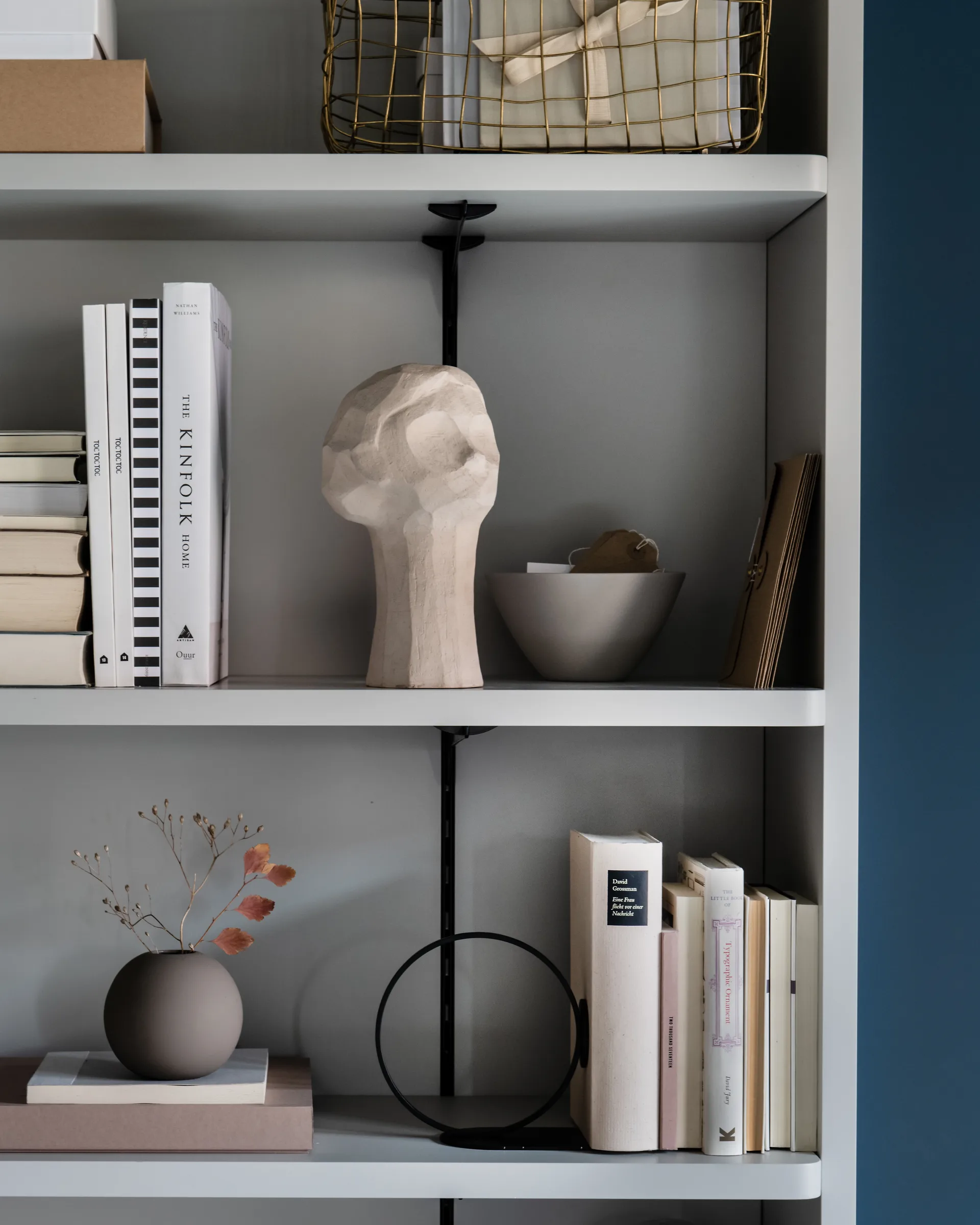 Book Ring boekensteun 10 cm, Zwart Cooee Design