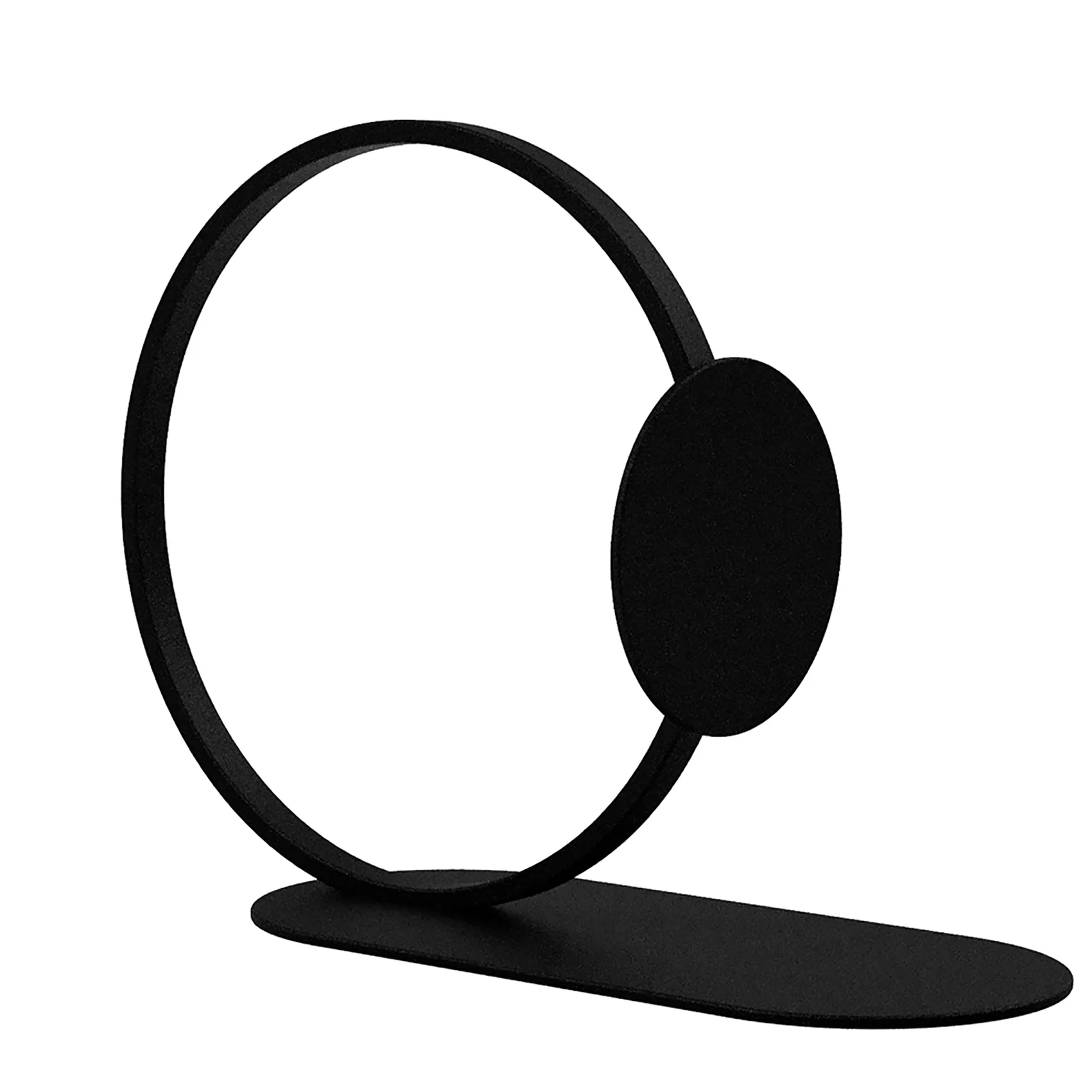 Book Ring boekensteun 15 cm, Zwart Cooee Design