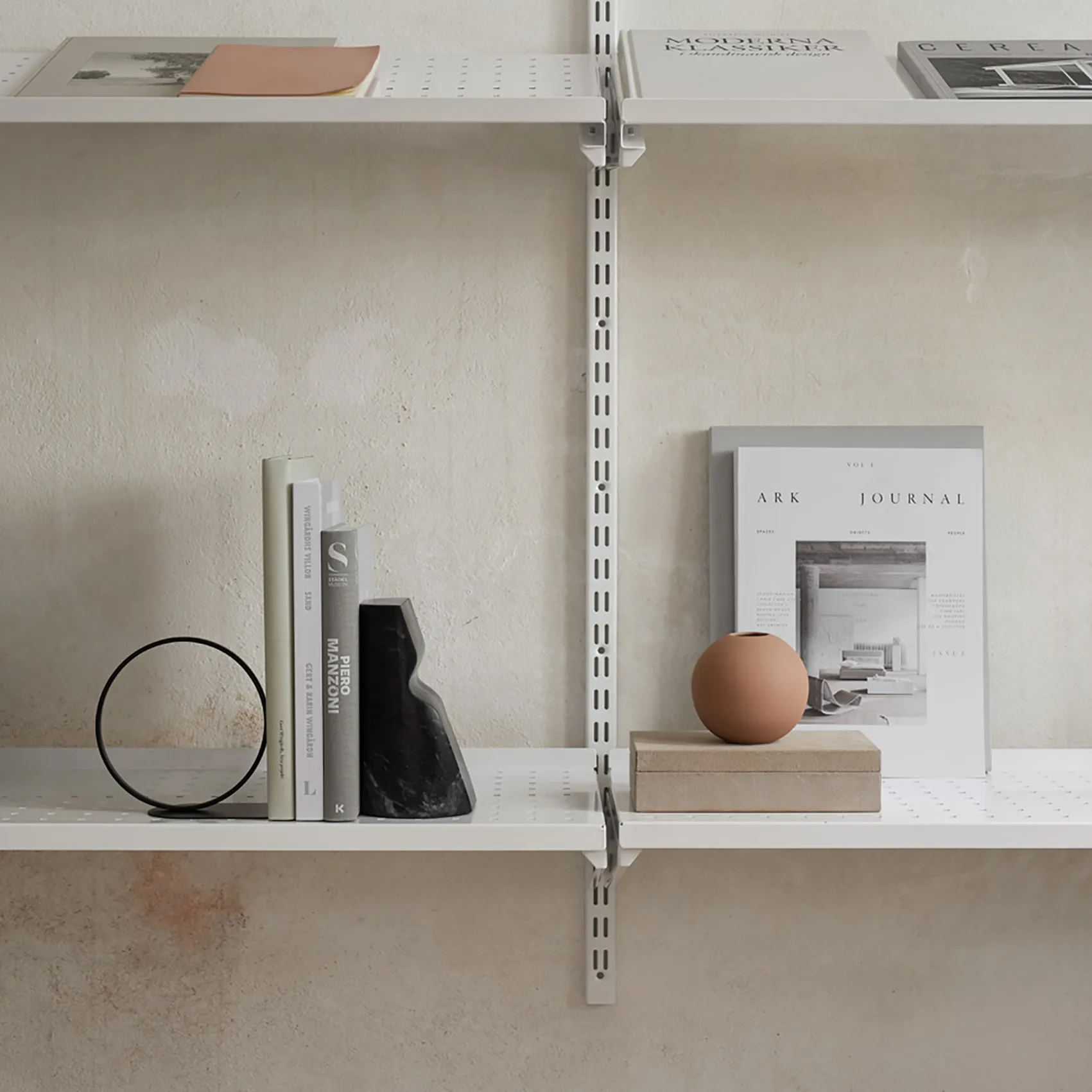 Book Ring boekensteun 15 cm, Zwart Cooee Design