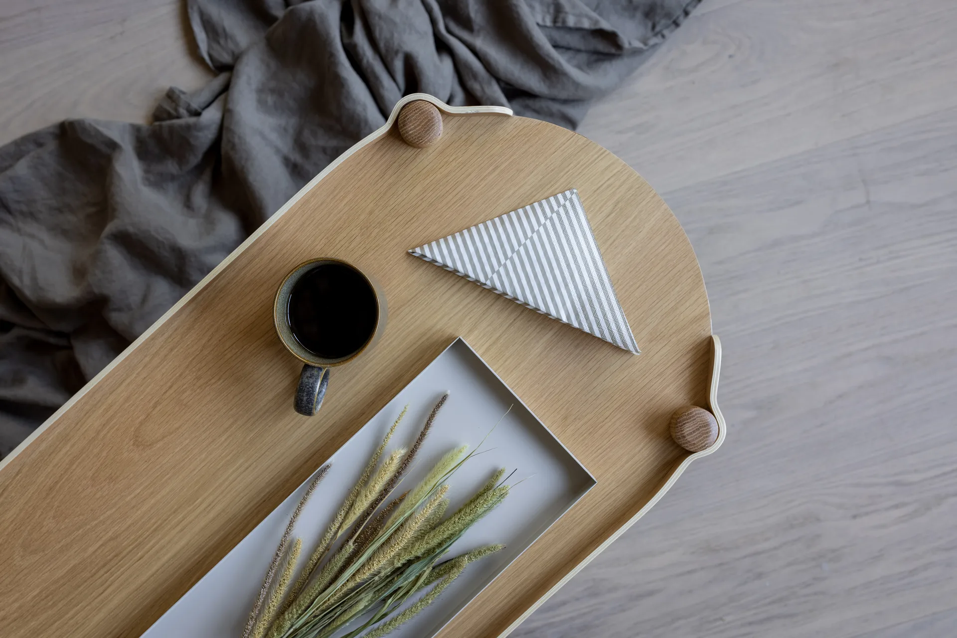 Broken Lines servet 33x33 cm 20-pack, Sand-white Cooee Design